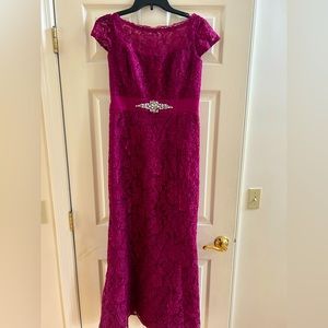 Catalina red wine beautiful gown
